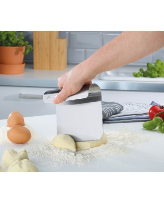 Racleta pentru aluat, inox, 14,3cm - KUCHENPROFI